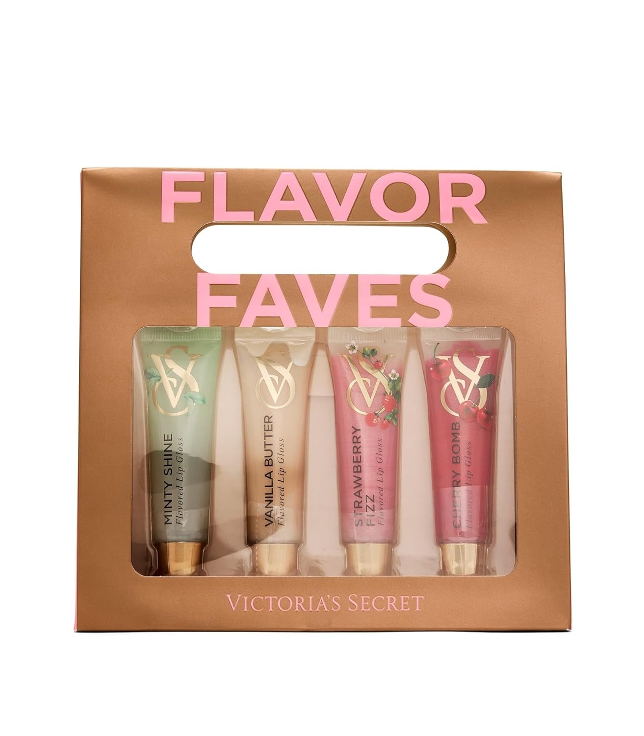 image:imageVictorias Secret 4Piece Flavor Favorites Lip Gloss Gift Set Giftsets for womenAssorted