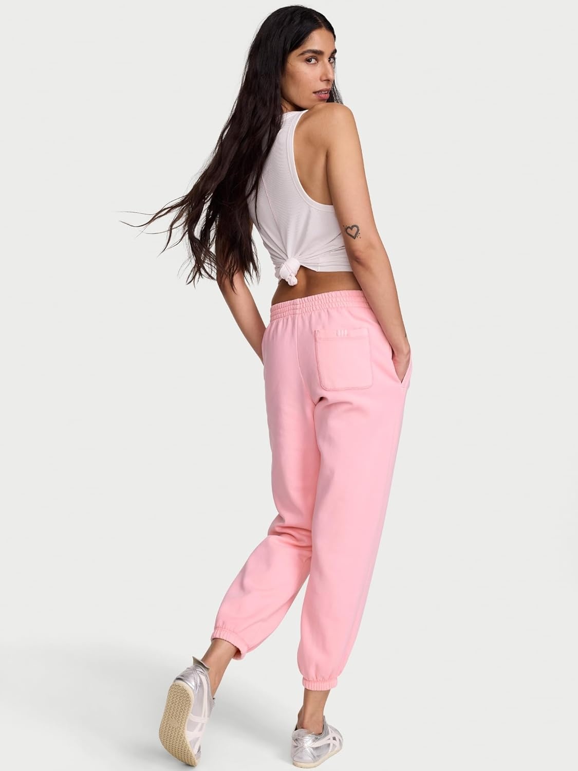 image:imageVictorias Secret Angel Essentials Off Duty Fleece Jogger Sweatpant XSXLVictoria Pink
