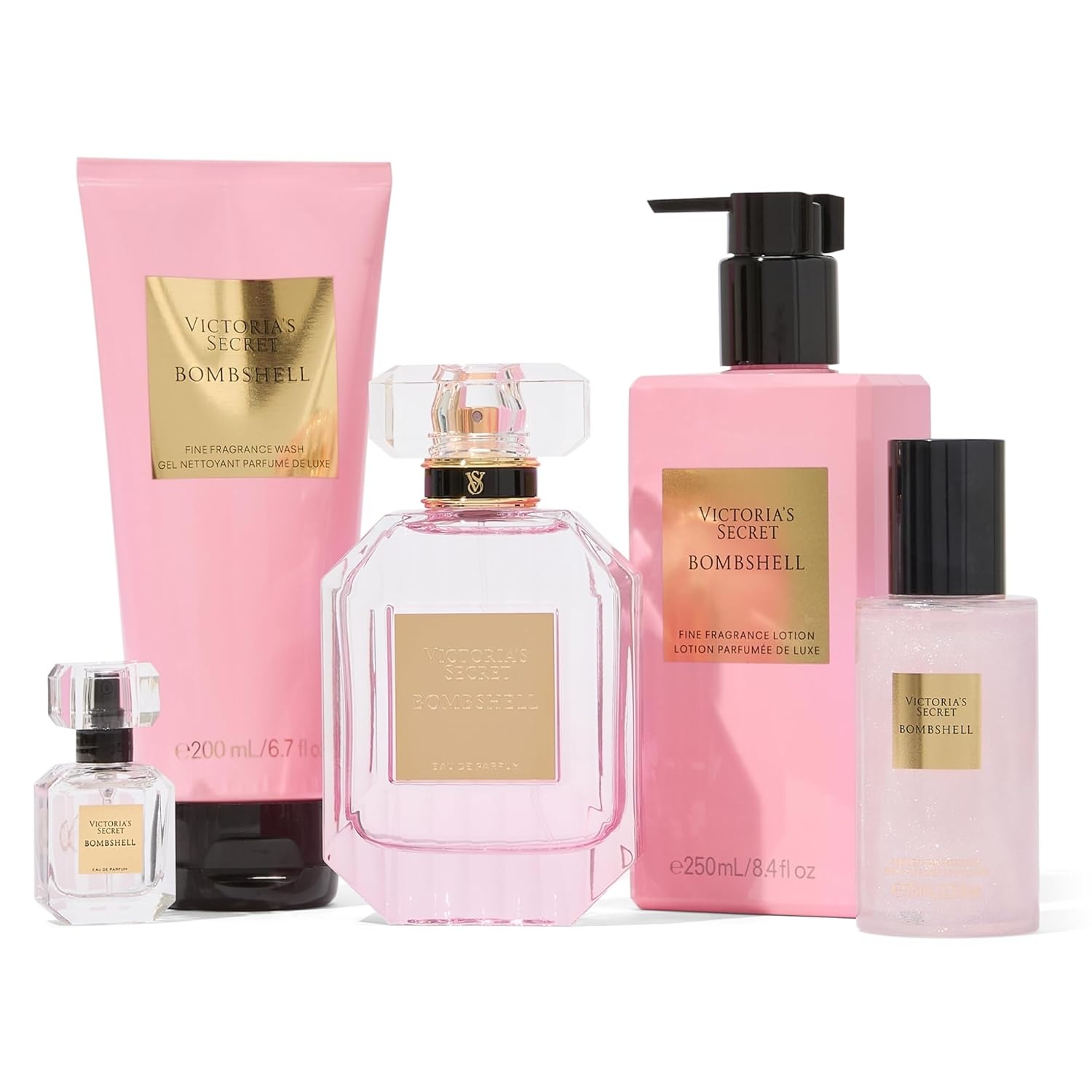 image:imageVictorias Secret Bombshell Ultimate Fragrance 5 Piece Gift Set Eau de Parfum Mist Lotion amp WashBombshell