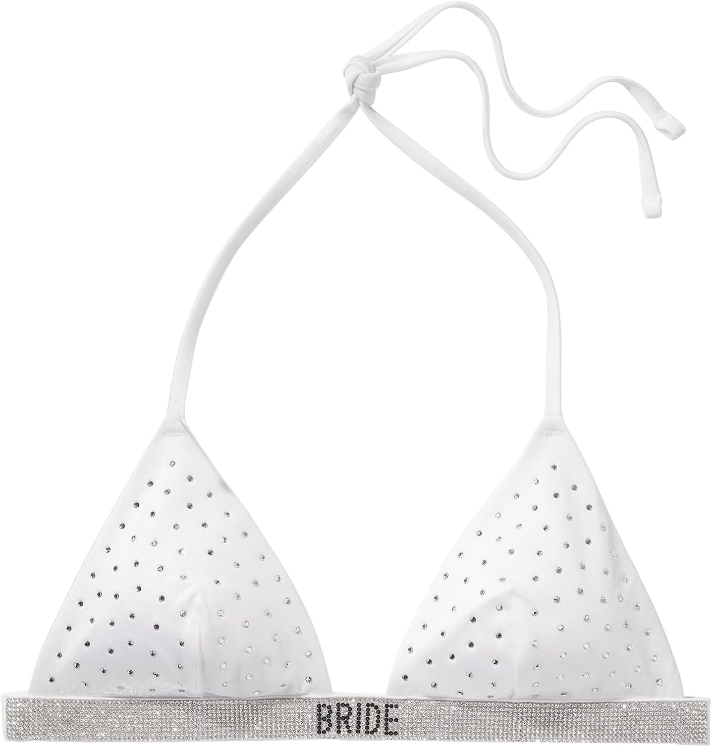 image:imageVictorias Secret Bride Shine Triangle Bikini TopWhite