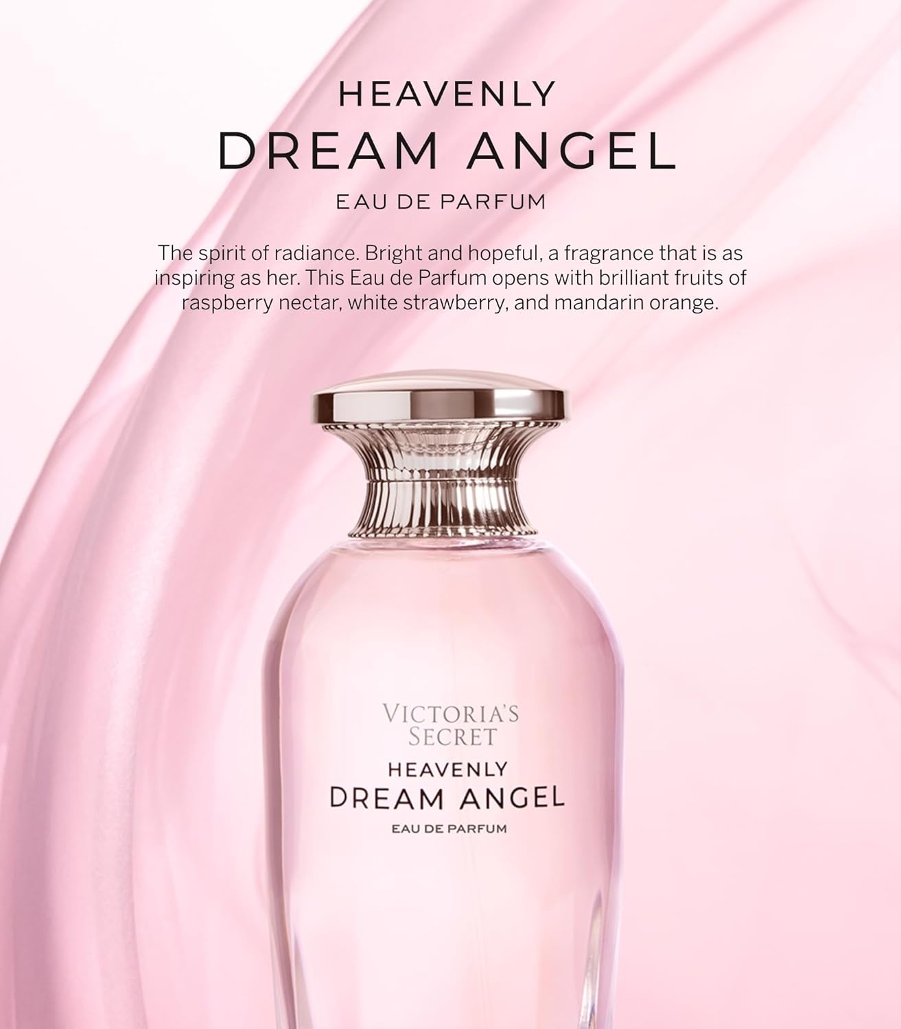 image:imageVictorias Secret Heavenly Dream Angels Eau de Parfum Notes of Prismatic Musk Raspberry Nectar amp Amber Crystals Perfumes for Women 34 oz