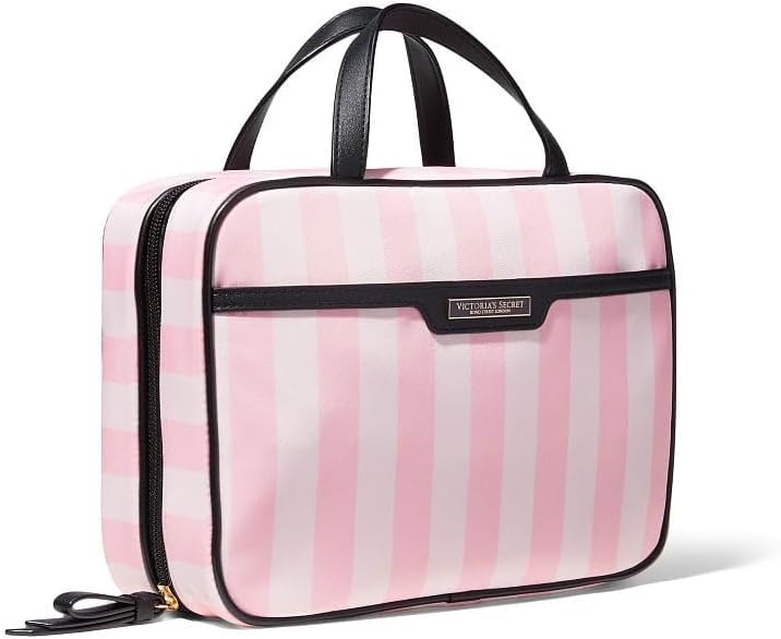 image:imageVictorias Secret Jetsetter Hanging Cosmetic CasePink Iconic Stripe