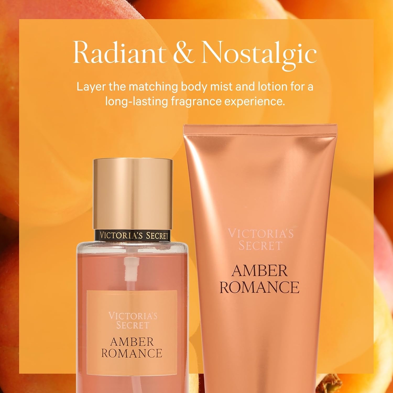 image:imageVictorias Secret Love Spell Shimmer Mist Body Spray for Women Notes of Cherry Blossom and Fresh Peach Fragrance 84 ozAmber Wood