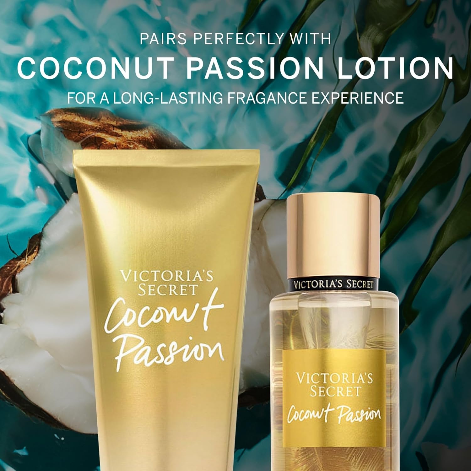 image:imageVictorias Secret Love Spell Shimmer Mist Body Spray for Women Notes of Cherry Blossom and Fresh Peach Fragrance 84 ozCoconut Passion