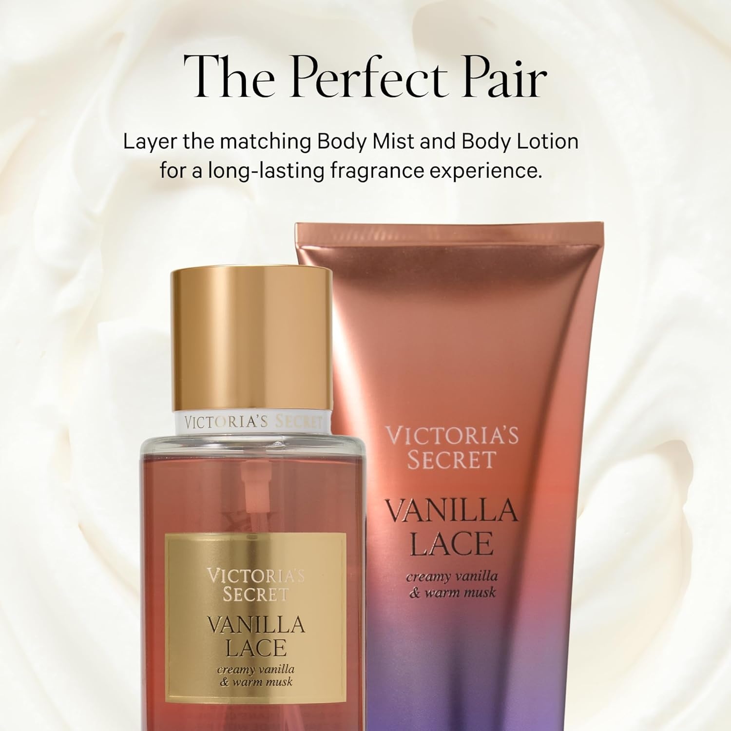 image:imageVictorias Secret Love Spell Shimmer Mist Body Spray for Women Notes of Cherry Blossom and Fresh Peach Fragrance 84 ozVanilla Lace