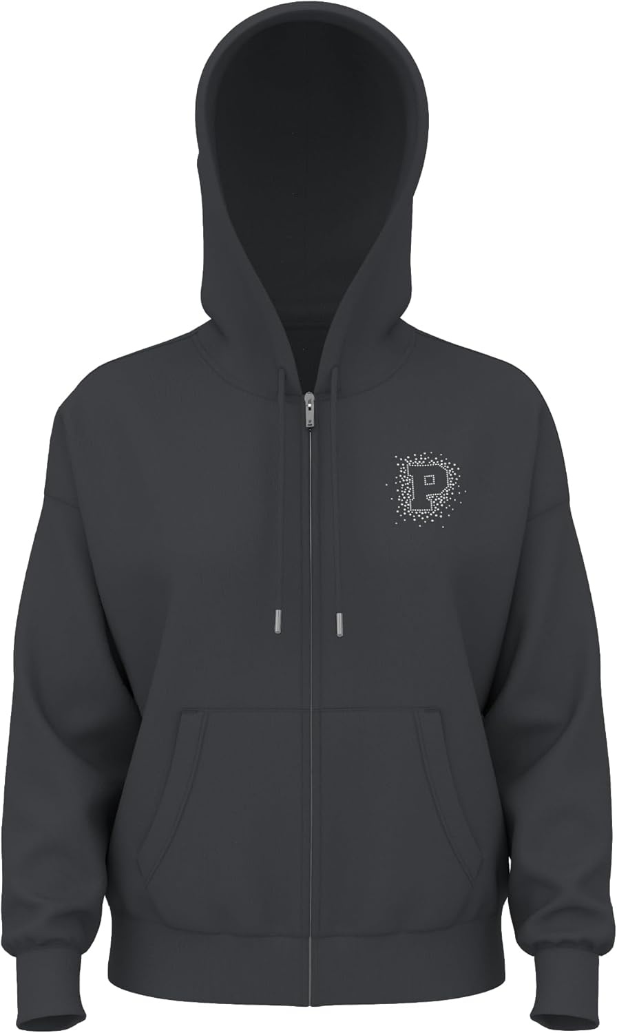 image:imageVictorias Secret PINK Womens Campus Fleece FullZip Hoodie Sweatshirt XSXLCoal