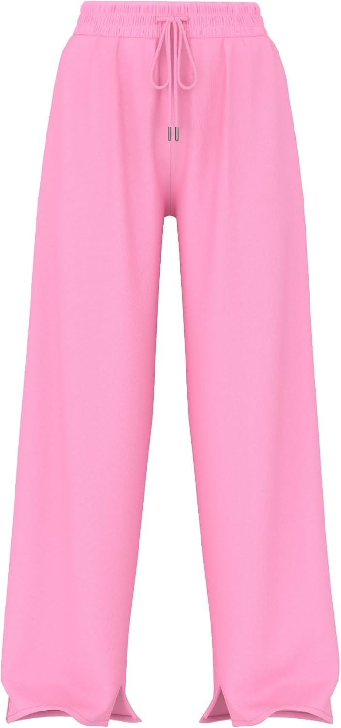 image:imageVictorias Secret Pink Womens Campus Fleece WideLeg Sweatpant XSXLPink Lollipop