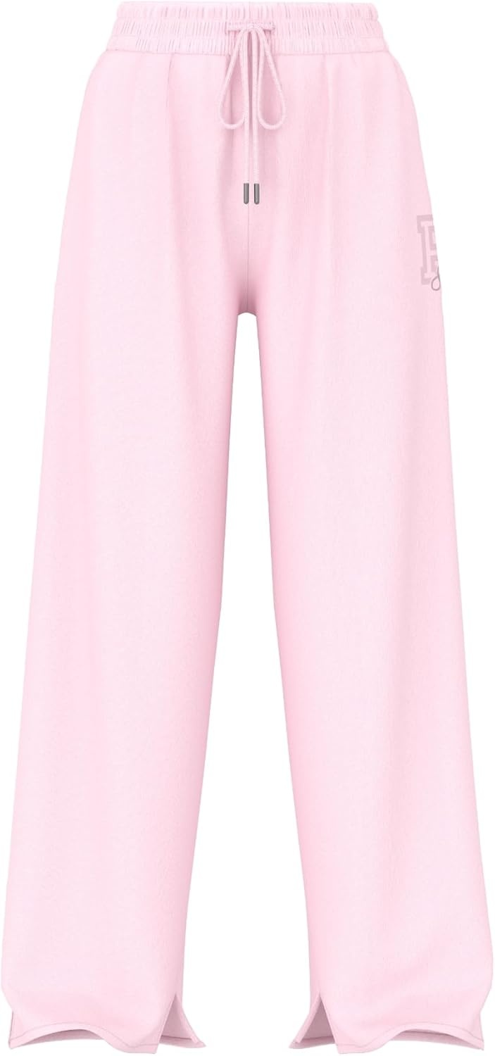 image:imageVictorias Secret Pink Womens Campus Fleece WideLeg Sweatpant XSXLPink Tulip