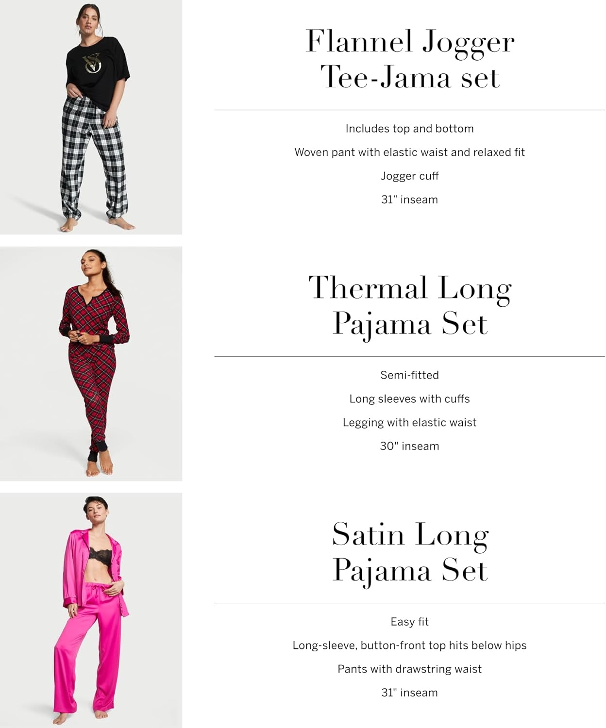 image:imageVictorias Secret Satin Pajama Set Long Sleeve Button Down Shirt amp Pants Sleepwear for Women XSXXLExploded Cherries