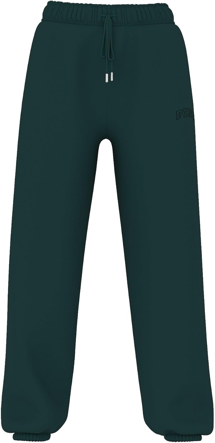 image:imageVictorias Secret Womens Pink Logo Campus SweatpantsDeep Forest