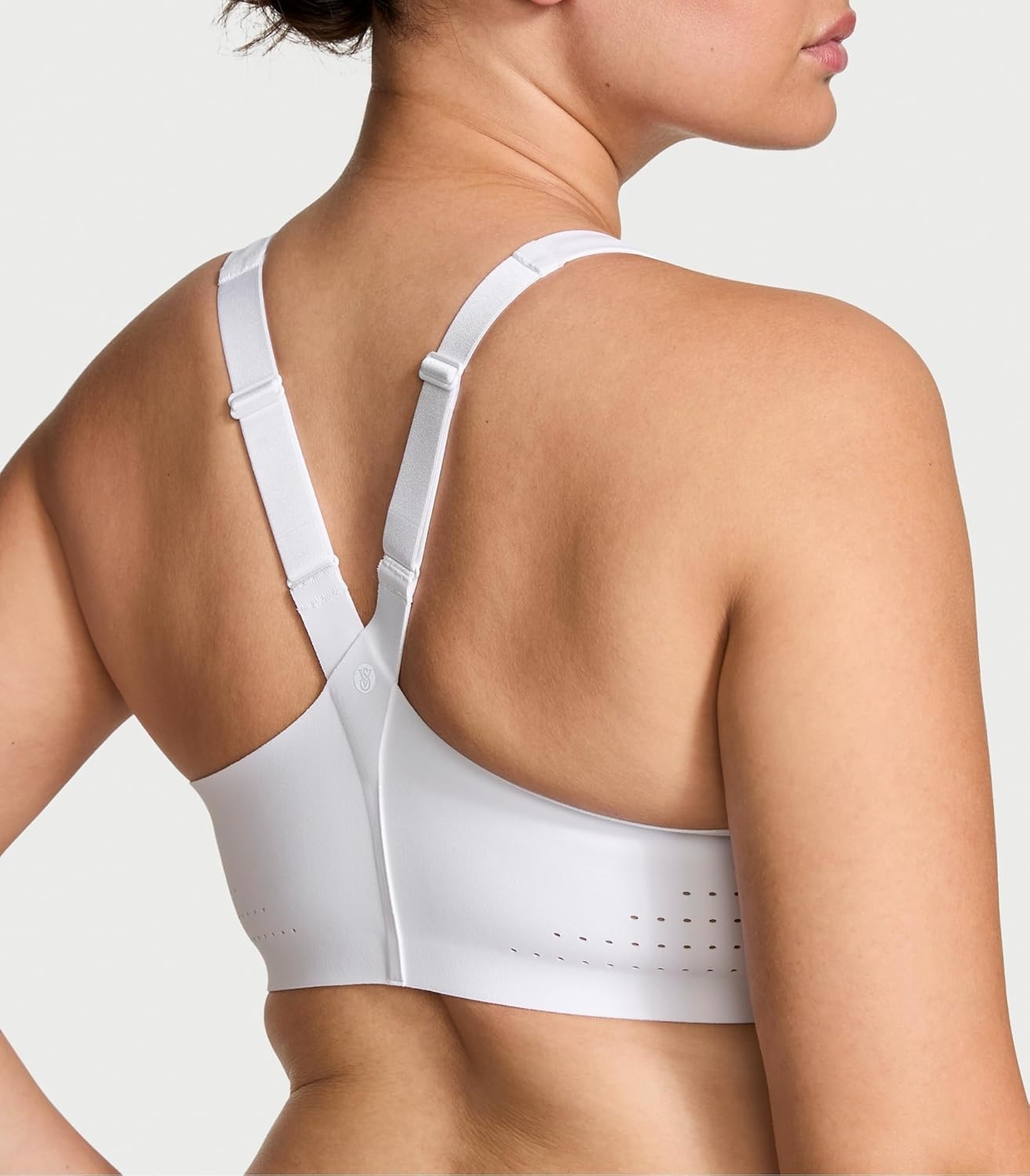 image:imageVictorias Secret Womens VSX Featherweight Max Front Close Sports Bra High Impact 32A38DDVs White