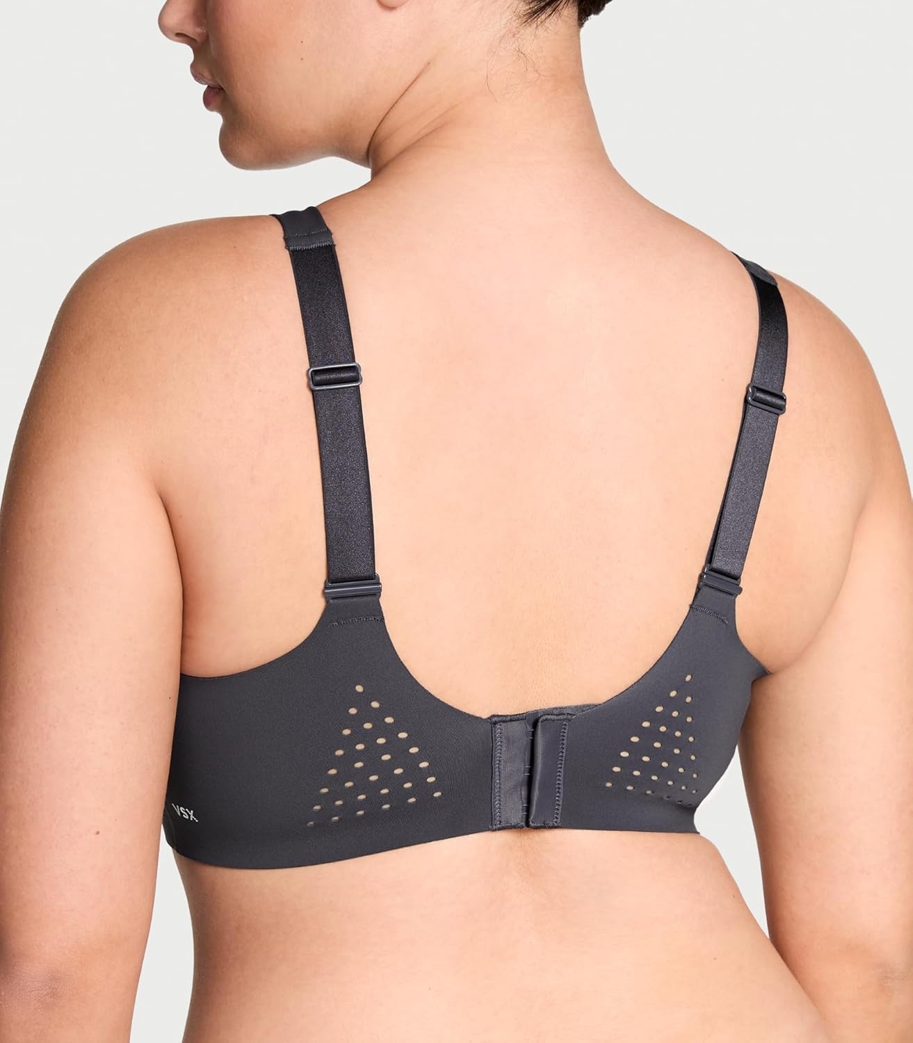 image:imageVictorias Secret Womens VSX Featherweight Max Sports Bra High Impact Wireless 32A38DDOnyx Gray