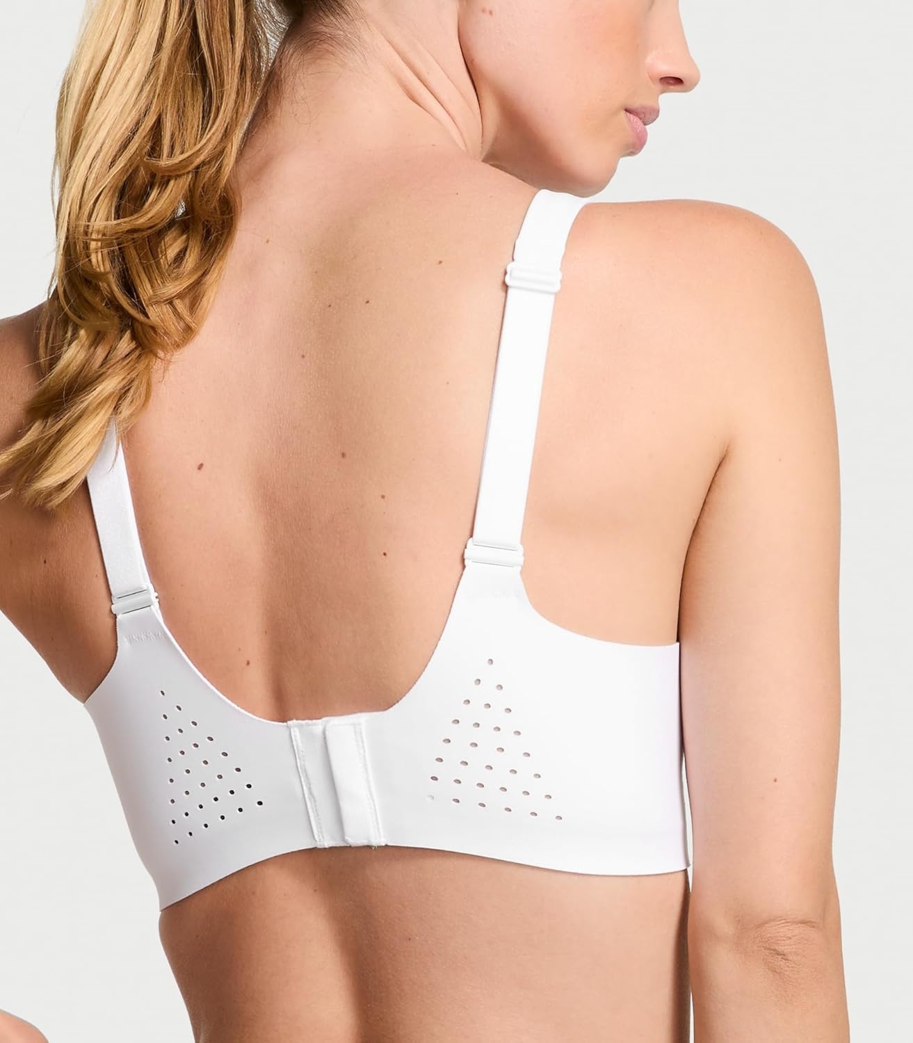 image:imageVictorias Secret Womens VSX Featherweight Max Sports Bra High Impact Wireless 32A38DDVs White