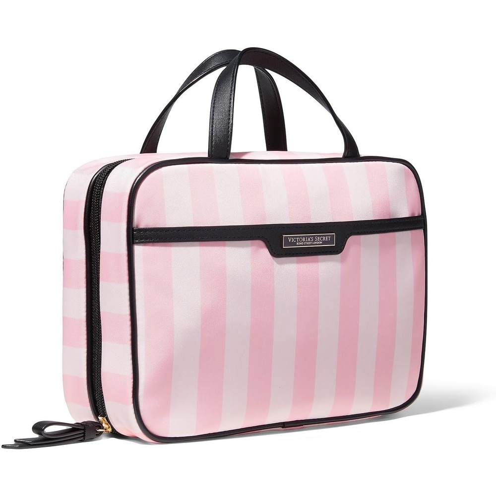 image:imageVictorias Secret Jetsetter Hanging Cosmetic CasePink Iconic Stripe