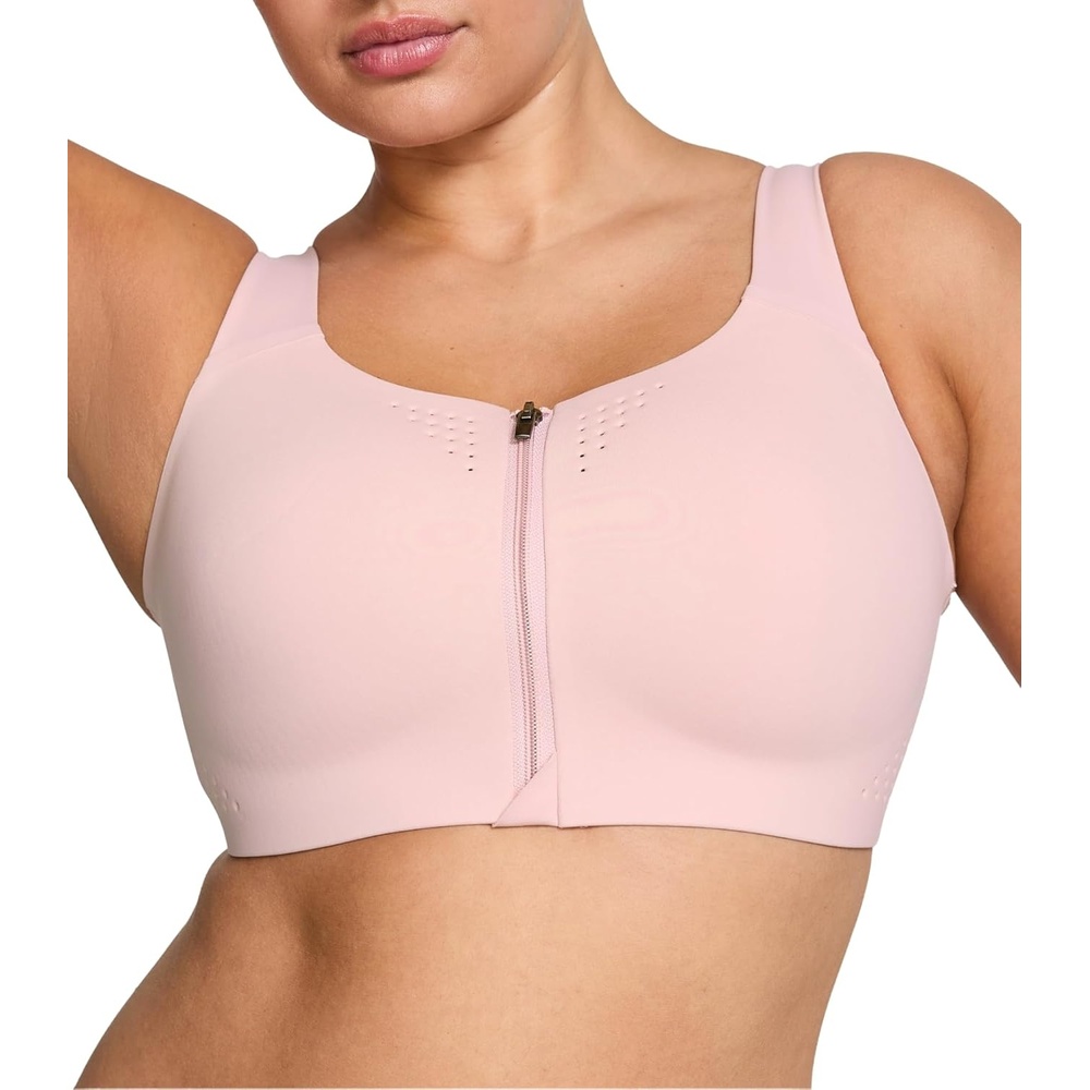 image:imageVictorias Secret Womens VSX Featherweight Max Front Close Sports Bra High Impact 32A38DDChalk Rose