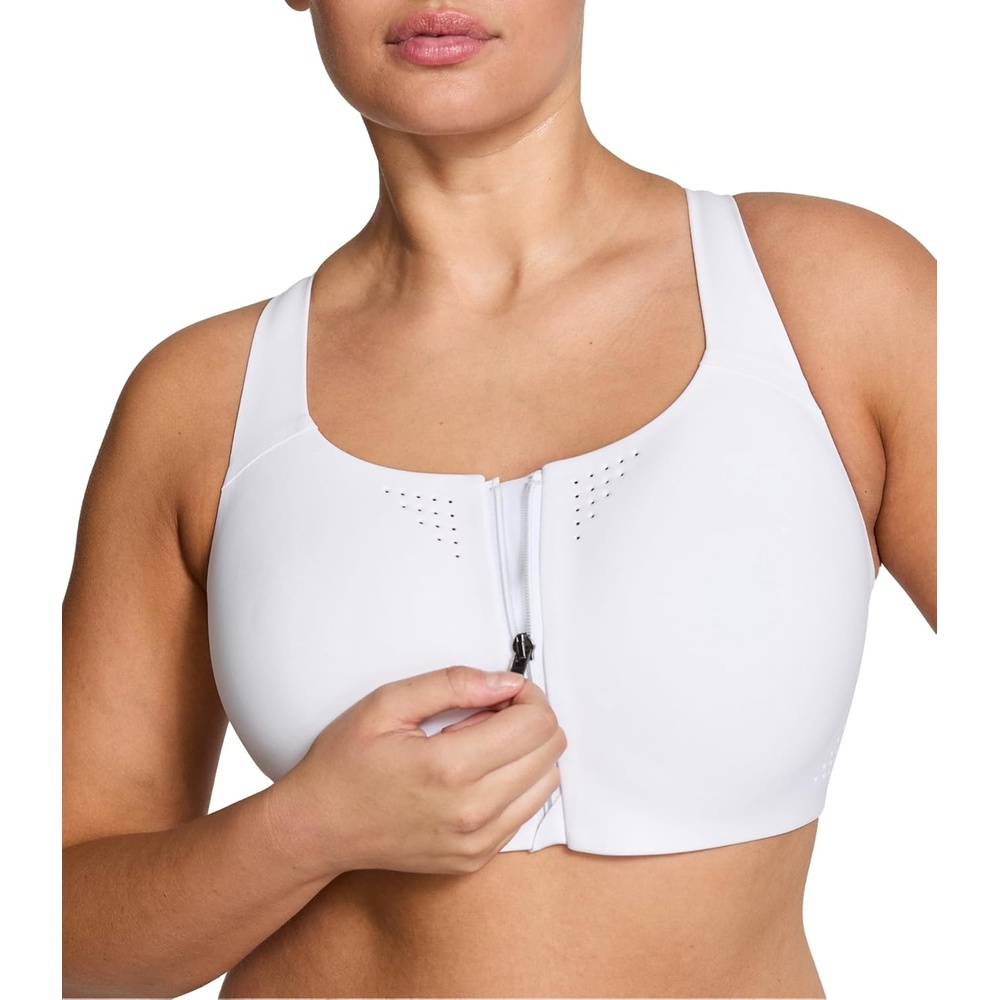 image:imageVictorias Secret Womens VSX Featherweight Max Front Close Sports Bra High Impact 32A38DDVs White