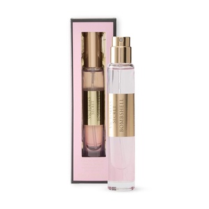 Victoria’s Secret Bombshell Eau de Parfum Travel Spray, Notes of Purple Passion Fruit, Shangri-La Peony & Vanilla Orchid, Mini Perfumes for Women (0.23 oz)(Bombshell)