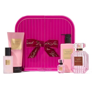 Victoria’s Secret Bombshell Ultimate Fragrance 5 Piece Gift Set: Eau de Parfum, Mist, Lotion & Wash(Bombshell)