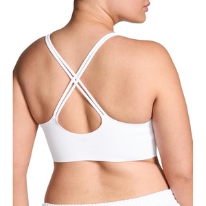 Victoria’s Secret Women’s VSX Elevate Strappy-Comfort Sports Bra, Low Impact Wireless (XS-XXL)(Vs White)