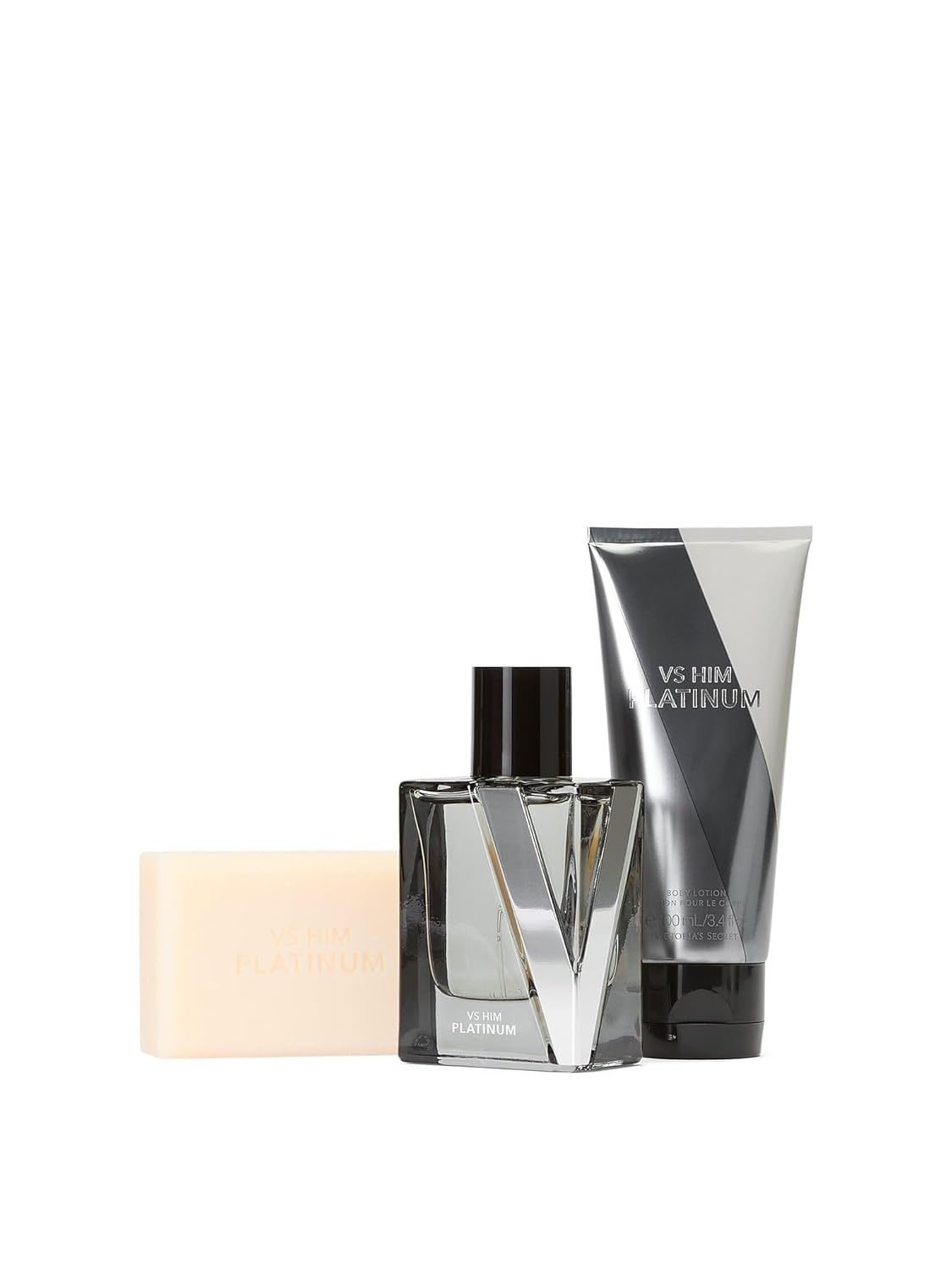 image:imageVictorias Secret Bare 3 Piece Luxe Fragrance Gift Set 17 oz Eau de Parfum Travel Lotion amp Shimmer MistPlatinum