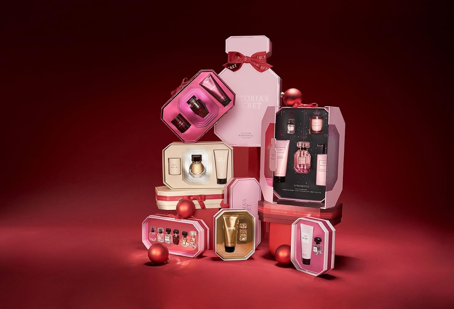 image:imageVictorias Secret Bare 3 Piece Luxe Fragrance Gift Set 17 oz Eau de Parfum Travel Lotion amp Shimmer MistVery Sexy