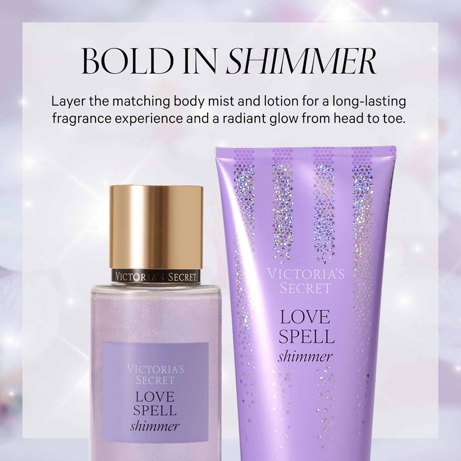 image:imageVictorias Secret Body Fragrance Mist Coconut Milk amp Rose 84 fl ozLove Spell Shimmer