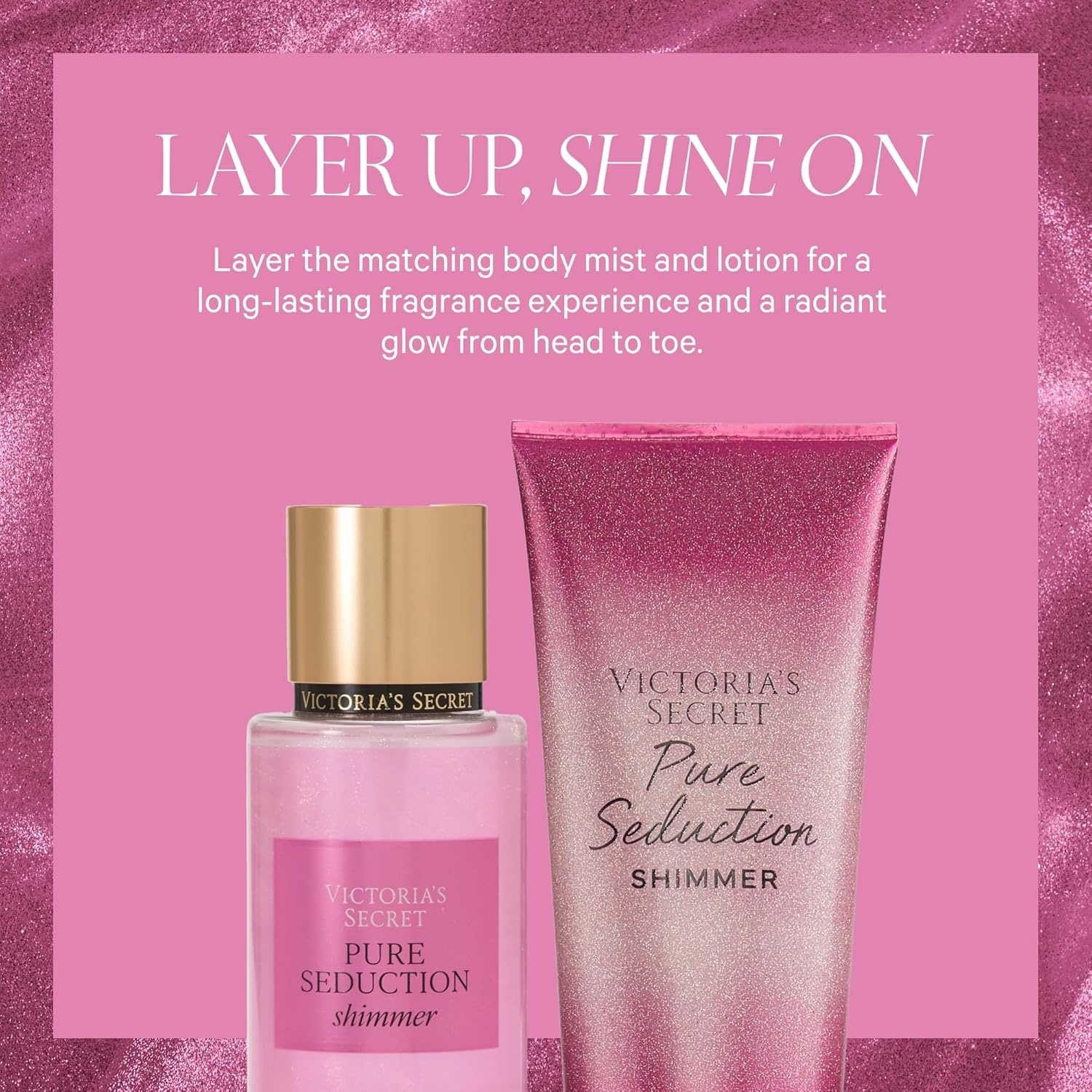 image:imageVictorias Secret Body Fragrance Mist Coconut Milk amp Rose 84 fl ozPure Seduction Shimmer