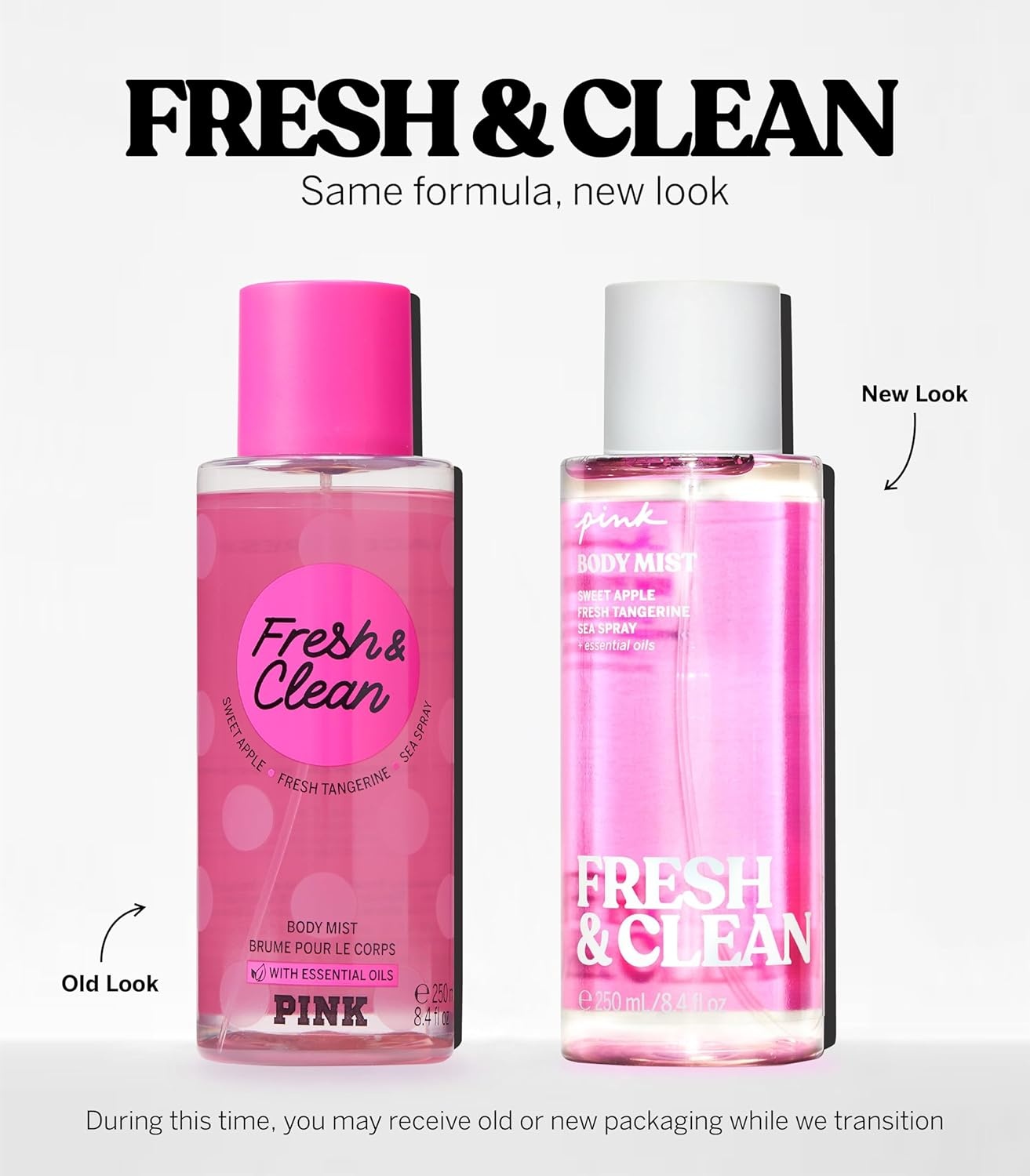 image:imageVictorias Secret Body Fragrance Mist Pink Fresh amp Clean 84 fl oz84 Fl Oz Pack of 1