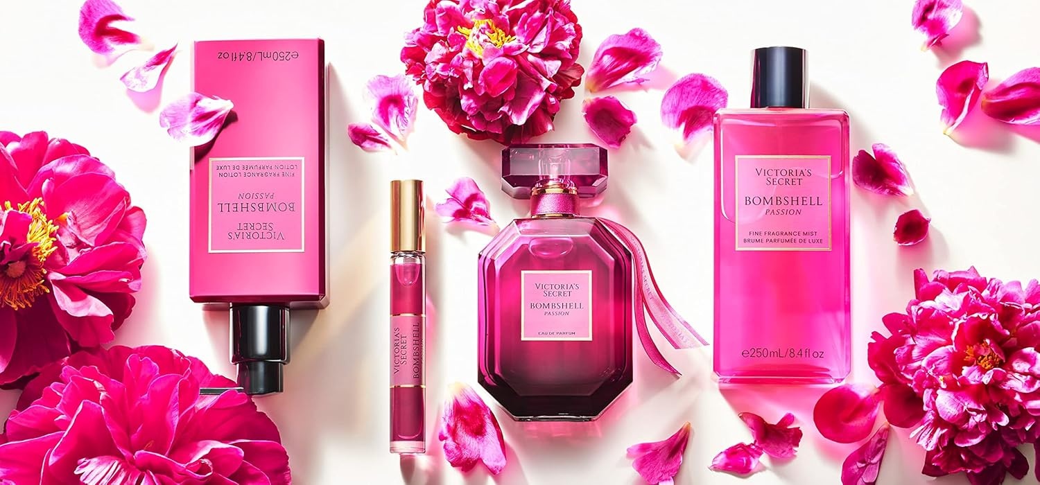image:imageVictorias Secret Bombshell Passion Eau de Parfum Notes of Sparkling Cassis Queen Peony amp Fuchsia Rose Perfumes for Women 17 oz