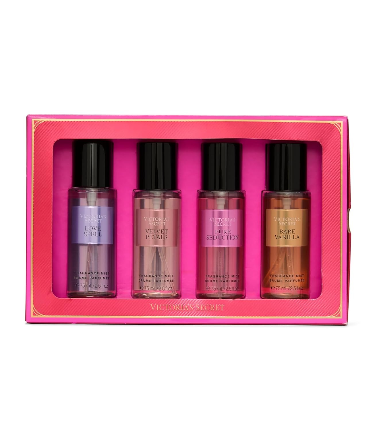 image:imageVictorias Secret Fragrance Mist Collection 4 Piece Shimmer Mini Gift Set Assorted ScentsAssorted Mist