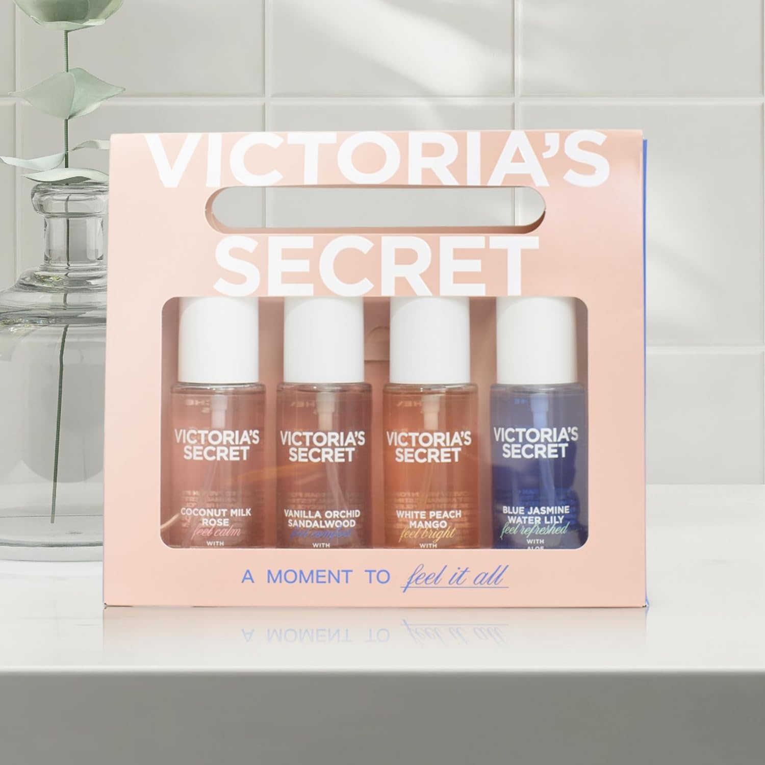 image:imageVictorias Secret Fragrance Mist Collection 4 Piece Shimmer Mini Gift Set Assorted ScentsCoconut
