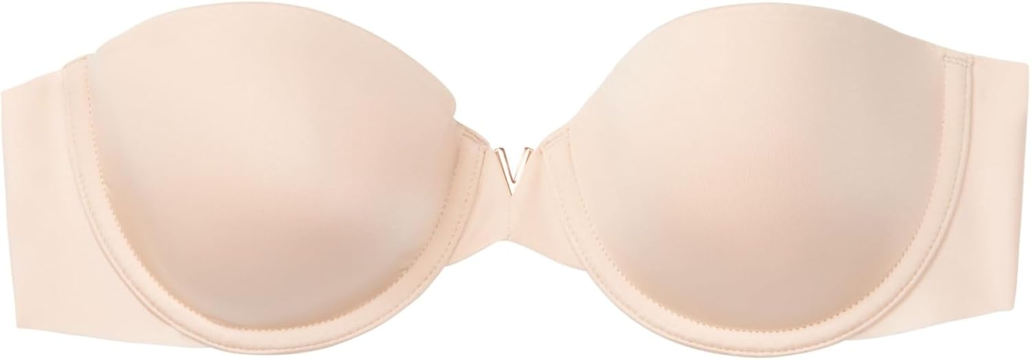 image:imageVictorias Secret Illusions Lightly Lined Smooth Strapless BraMarzipan