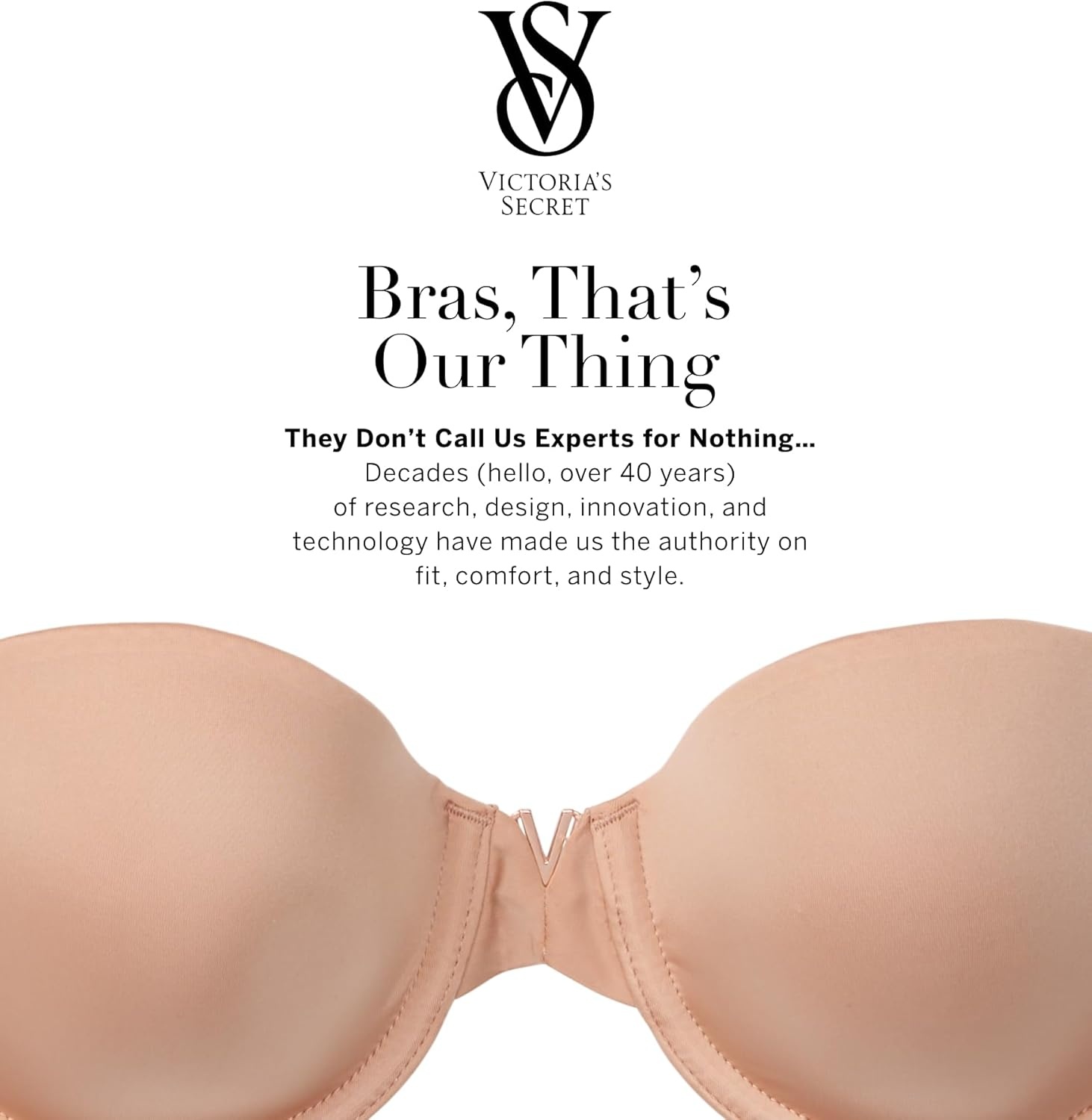 image:imageVictorias Secret Illusions Lightly Lined Smooth Strapless BraPraline