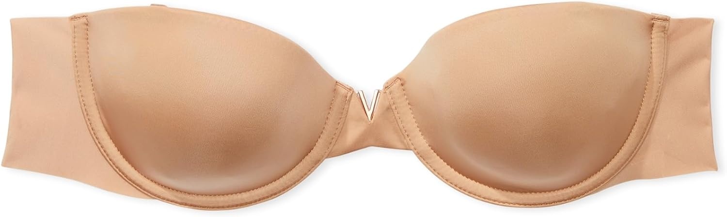 image:imageVictorias Secret Illusions Lightly Lined Smooth Strapless BraPraline