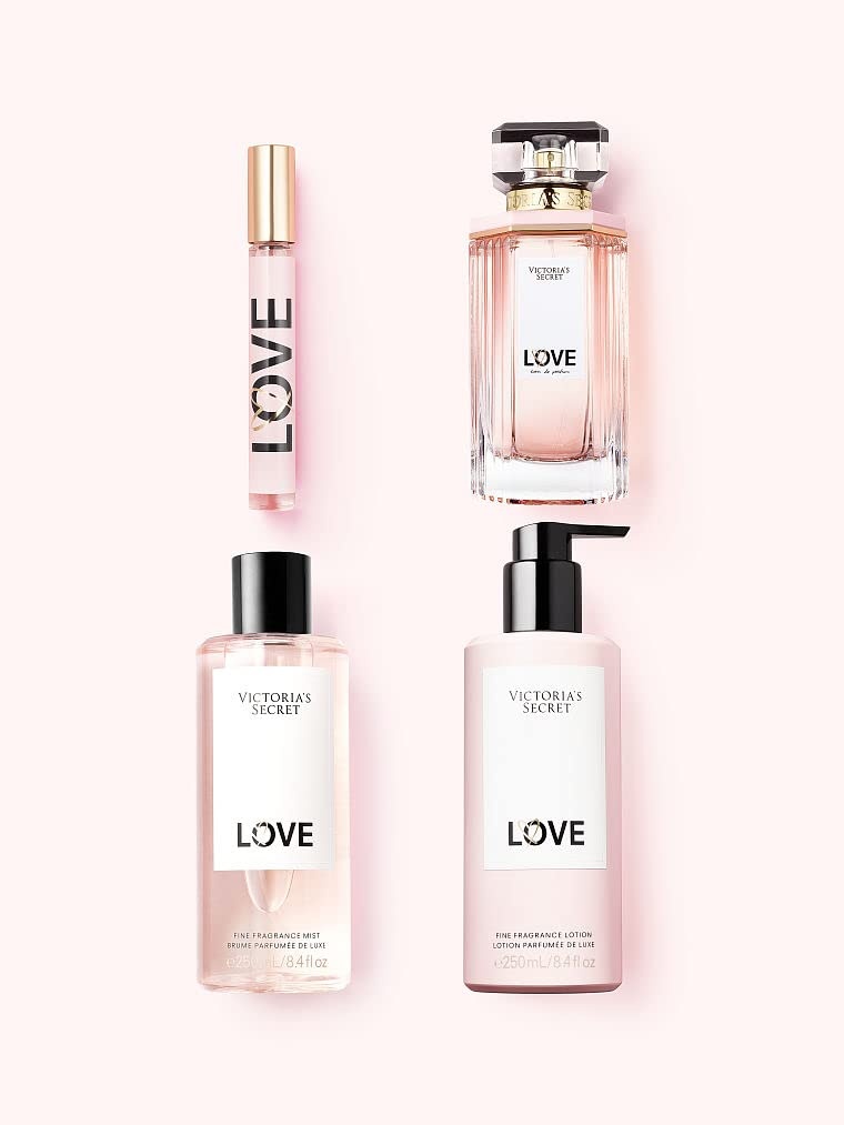 image:imageVictorias Secret Love Fragrance Lotion Notes of Fresh Juniper Apricot Blush amp Boyfriend Tee 84 ozLove
