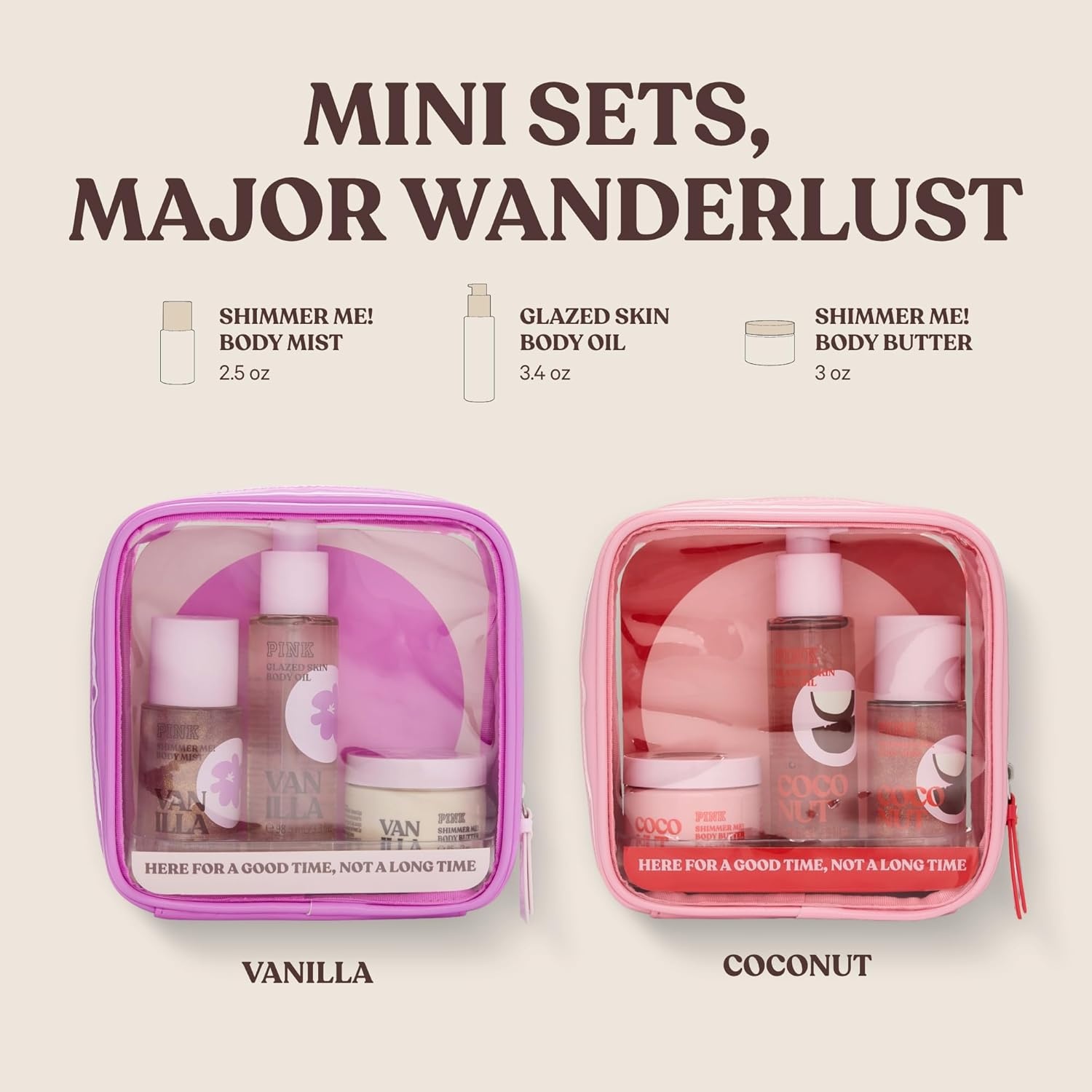 image:imageVictorias Secret PINK Coconut Gift set Body Mist Body oil and Body Butter Giftsets for womenVanilla