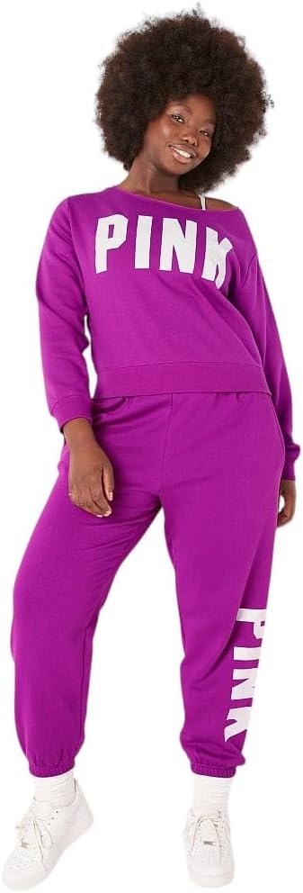 image:imageVictorias Secret PINK Fleece Cropped SweatshirtFuschia Sans Logo