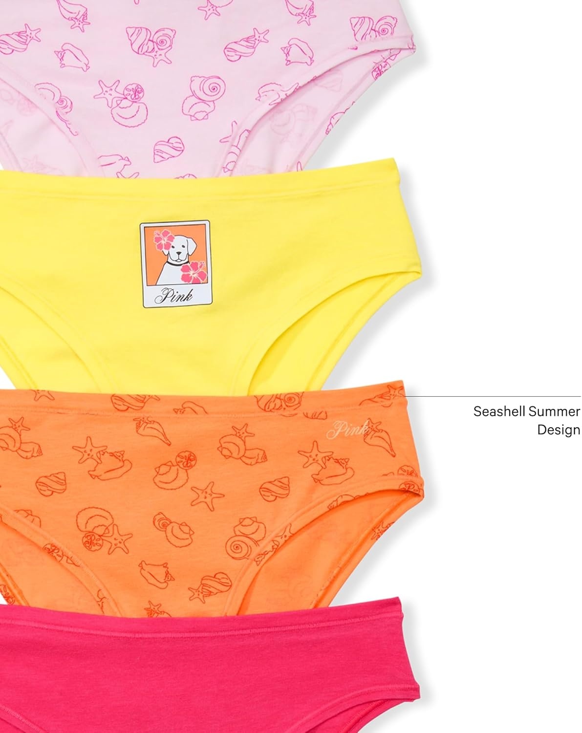 image:imageVictorias Secret PINK Womens Cotton Cheeky Underwear Panties for Women XSXLSeashell Summer Pack