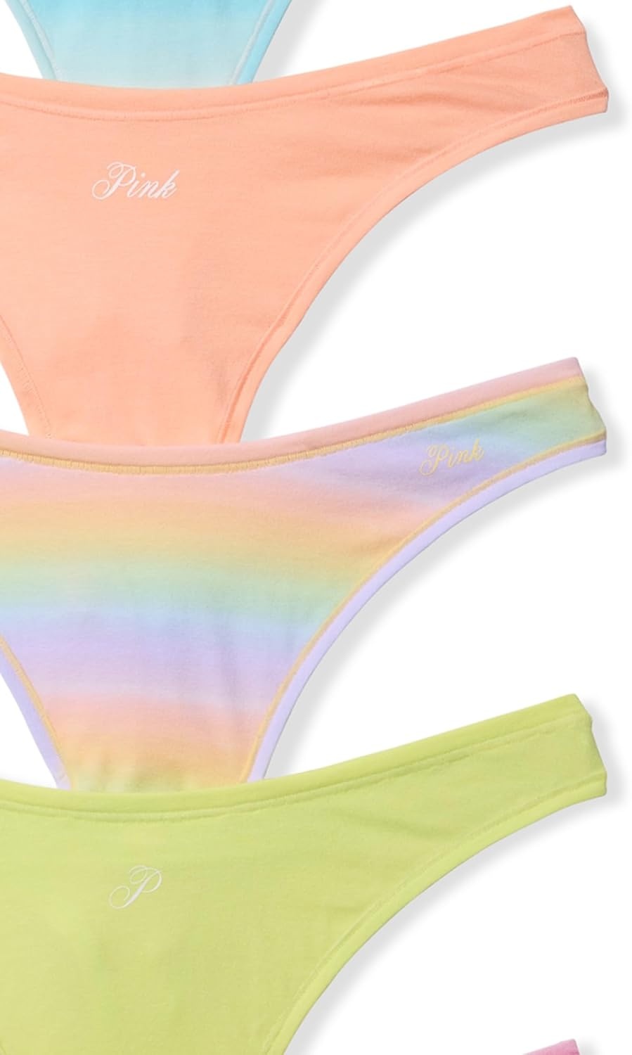 image:imageVictorias Secret PINK Womens Cotton Thong Underwear Panties for Women XSXLOmbre Pack