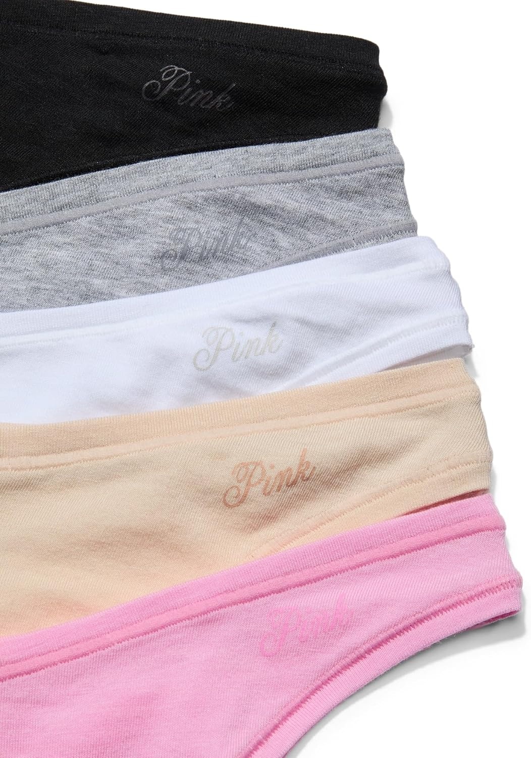 image:imageVictorias Secret PINK Womens Cotton Thong Underwear Panties for Women XSXLSpring Basic Pack