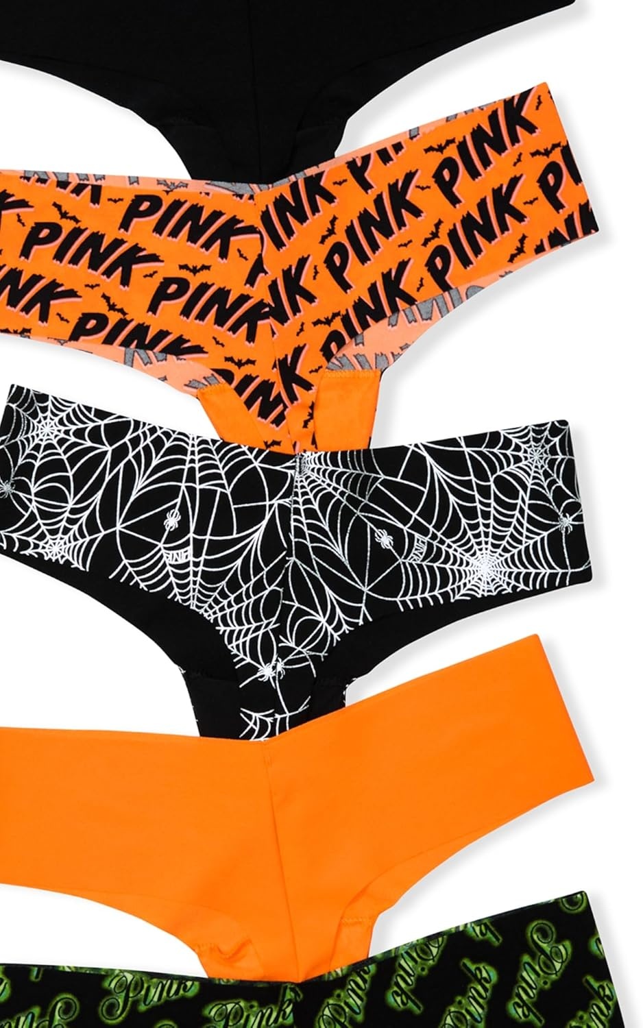 image:imageVictorias Secret PINK Womens No Show Thong Underwear Panties for Women XSXLHalloween Pack