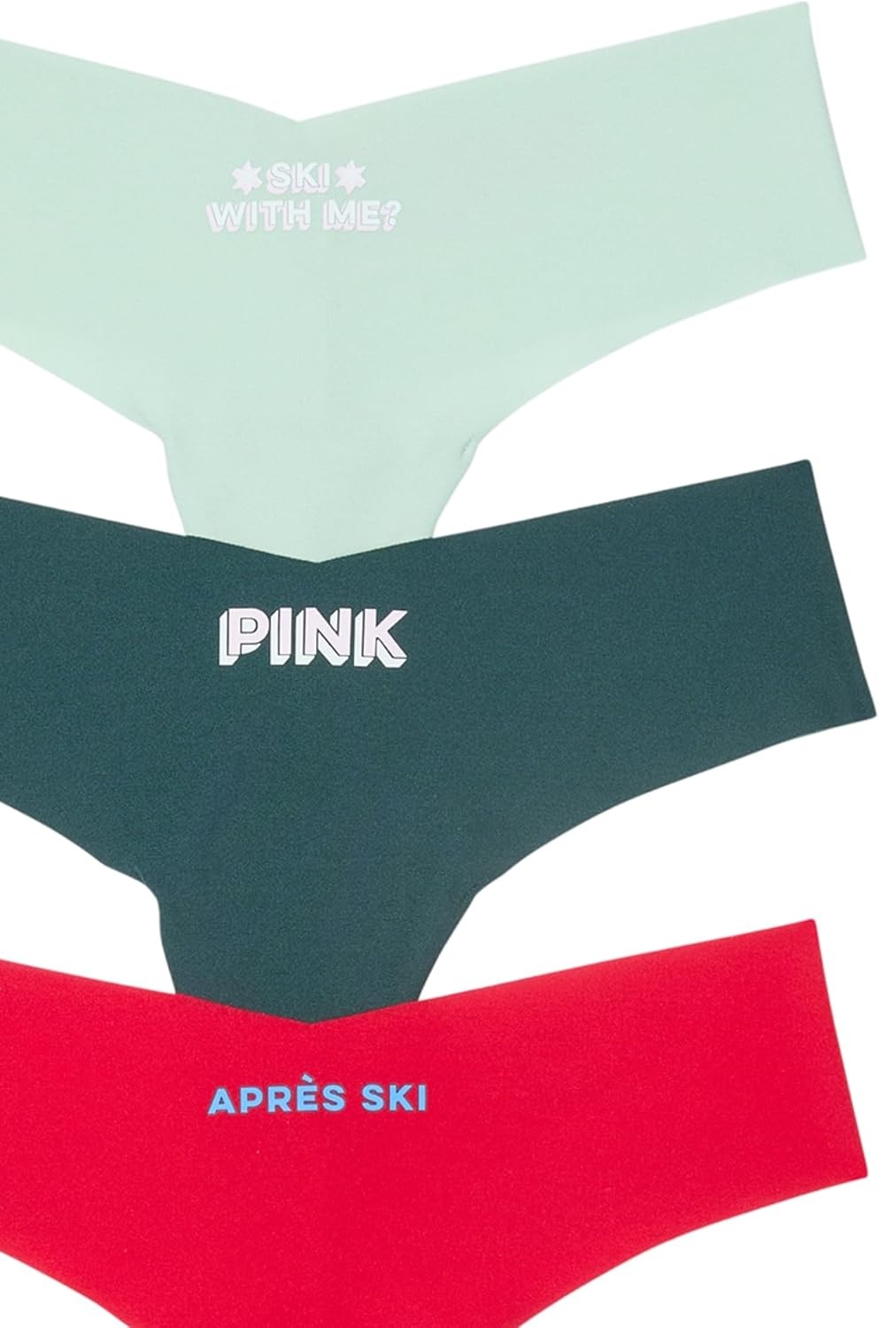 image:imageVictorias Secret PINK Womens No Show Thong Underwear Panties for Women XSXLSlopes Pack