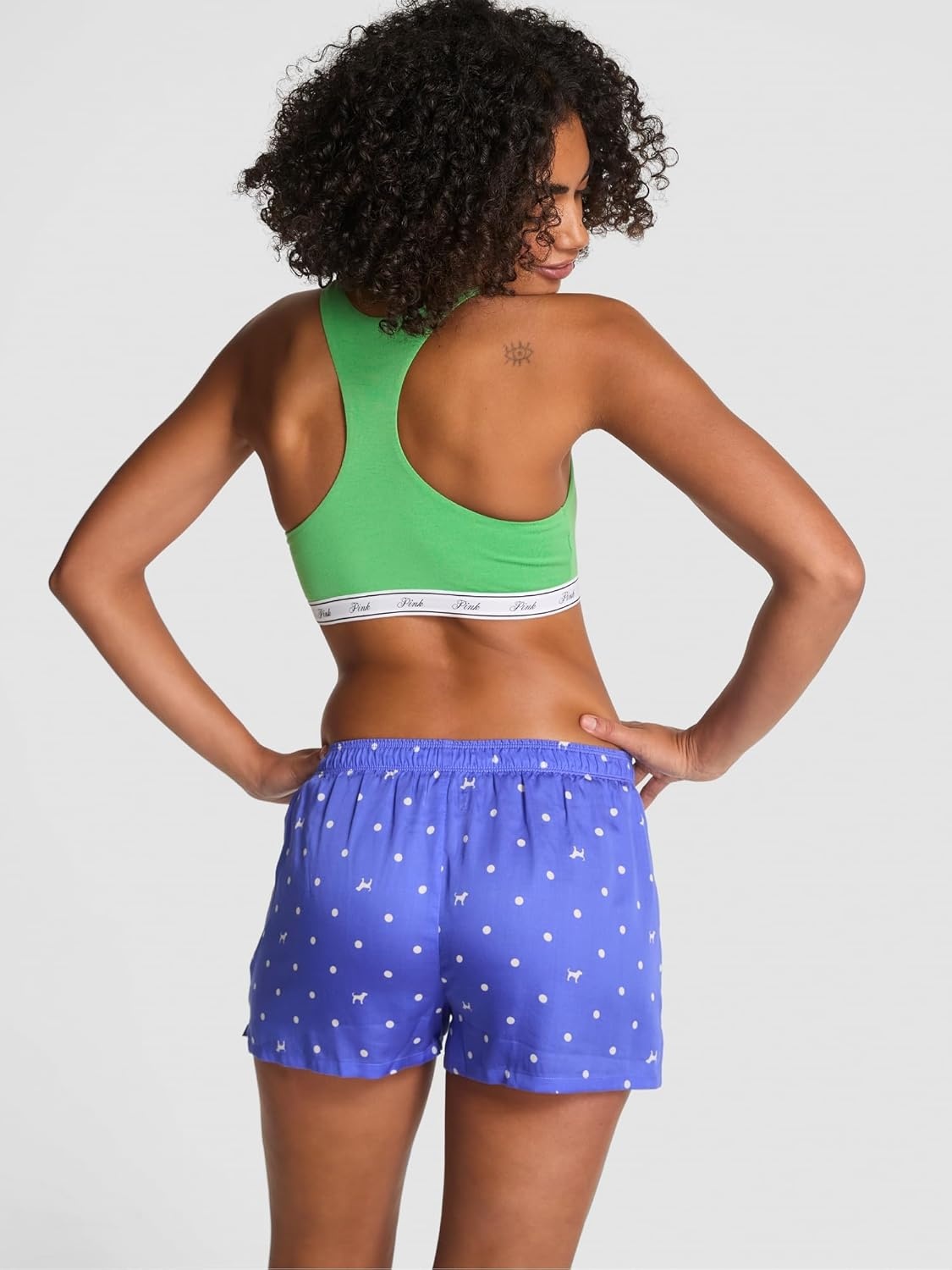image:imageVictorias Secret PINK Womens Sleep Boxy Pajama Shorts XS XLBlue Dog Dot