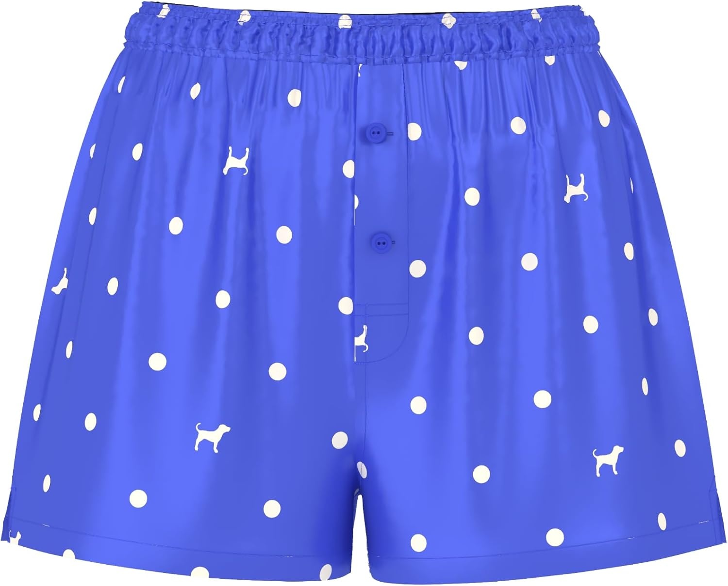image:imageVictorias Secret PINK Womens Sleep Boxy Pajama Shorts XS XLBlue Dog Dot