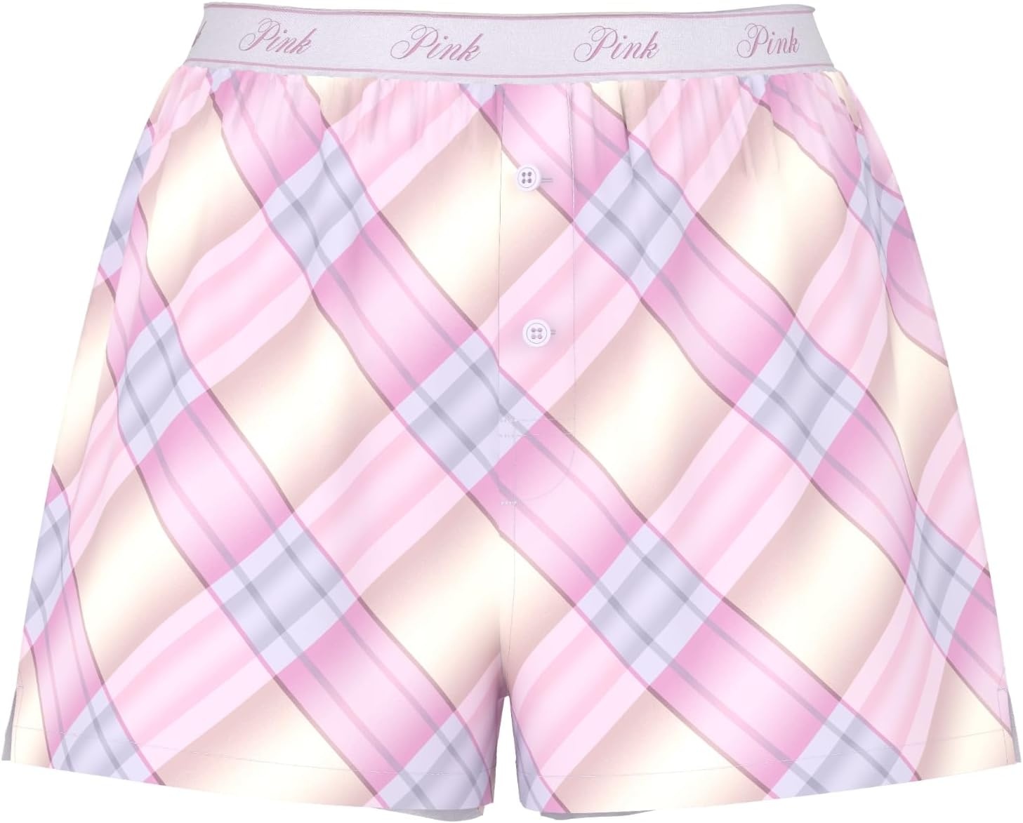 image:imageVictorias Secret PINK Womens Sleep Boxy Pajama Shorts XS XLPink Plaid