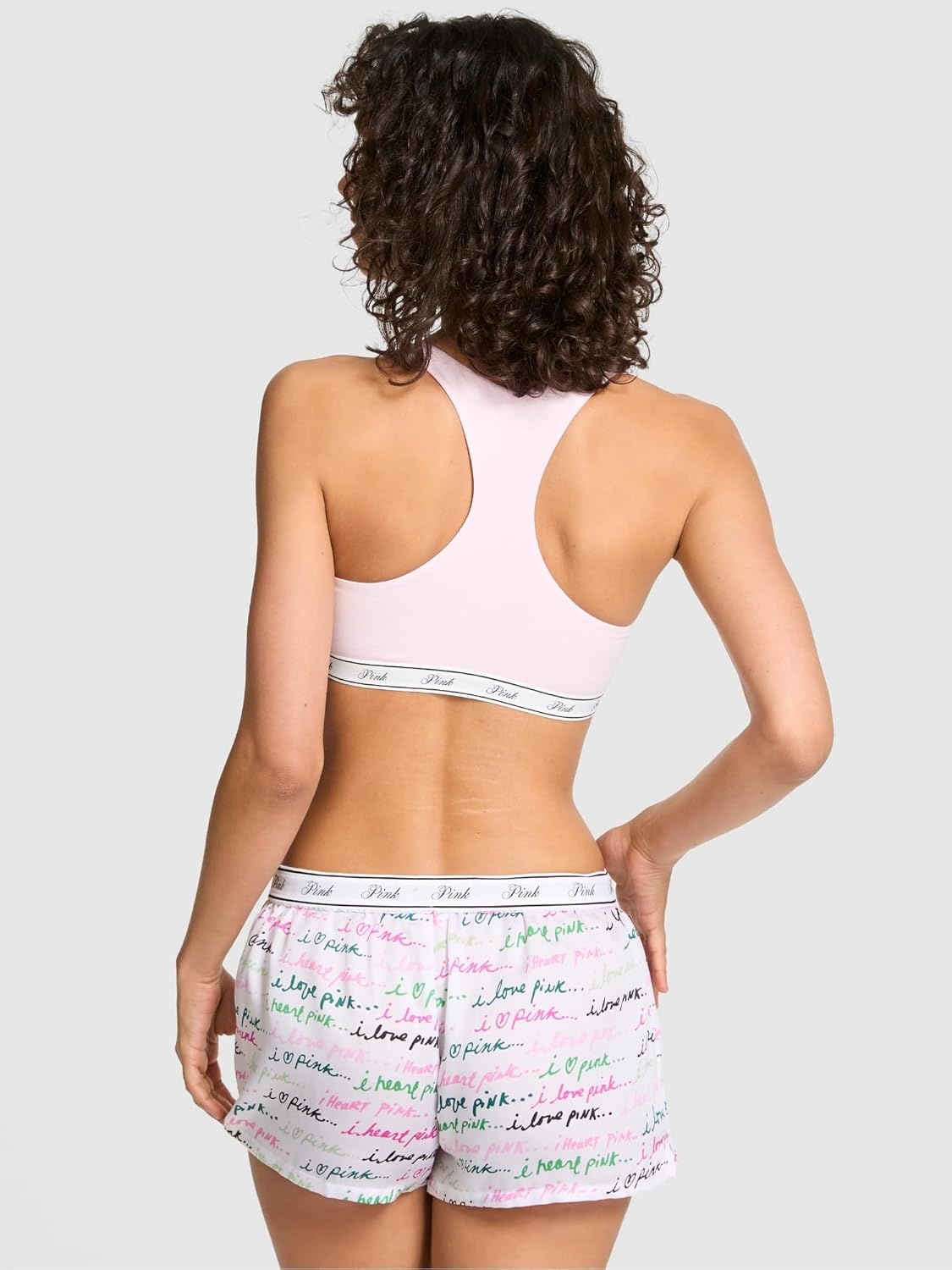 image:imageVictorias Secret PINK Womens Sleep Boxy Pajama Shorts XS XLPink Script