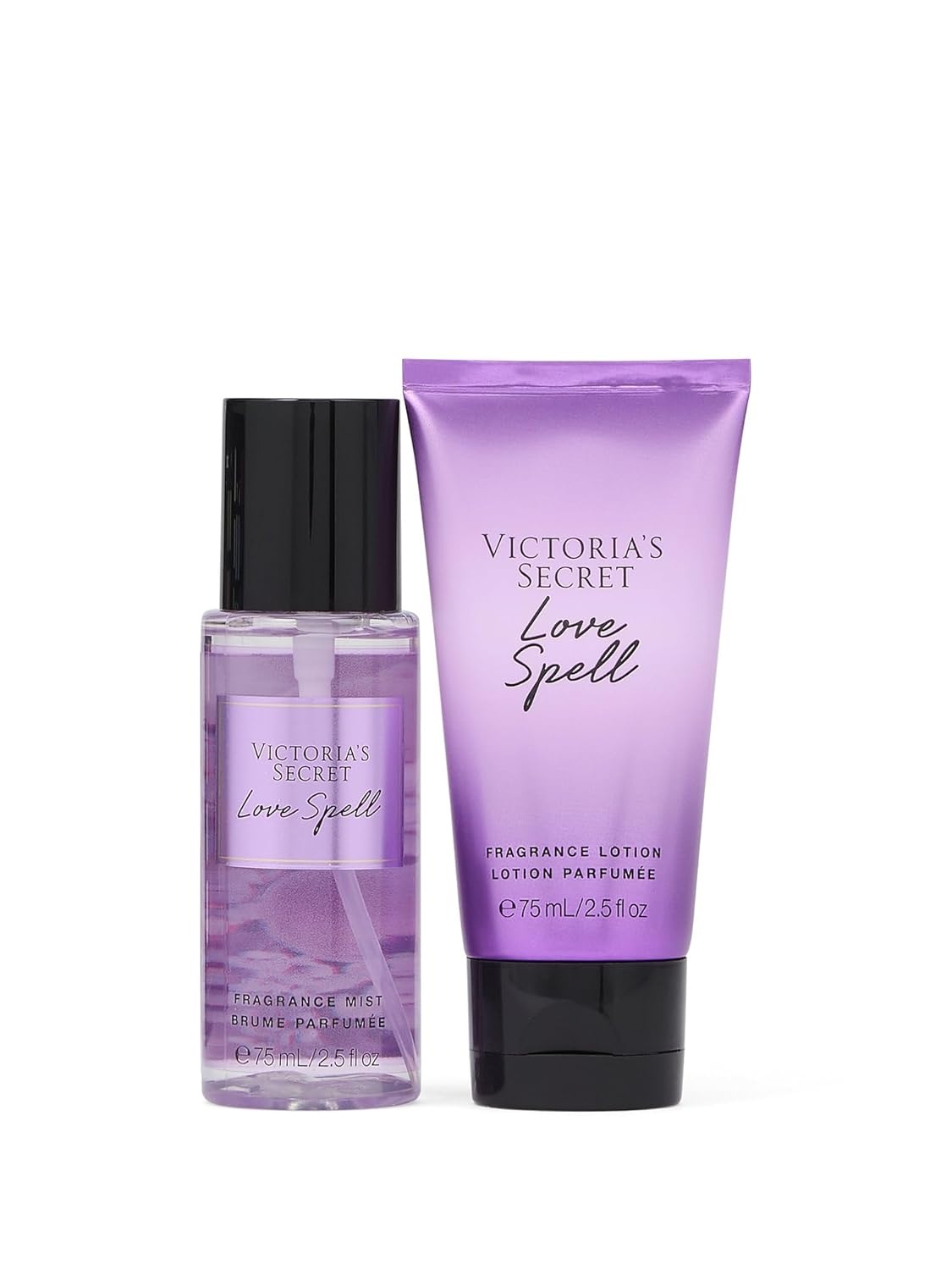 image:imageVictorias Secret Pure Seduction Mini Fragrance Duo Gift Set Notes of Juiced Plum and Crushed FreesiaLove Spell