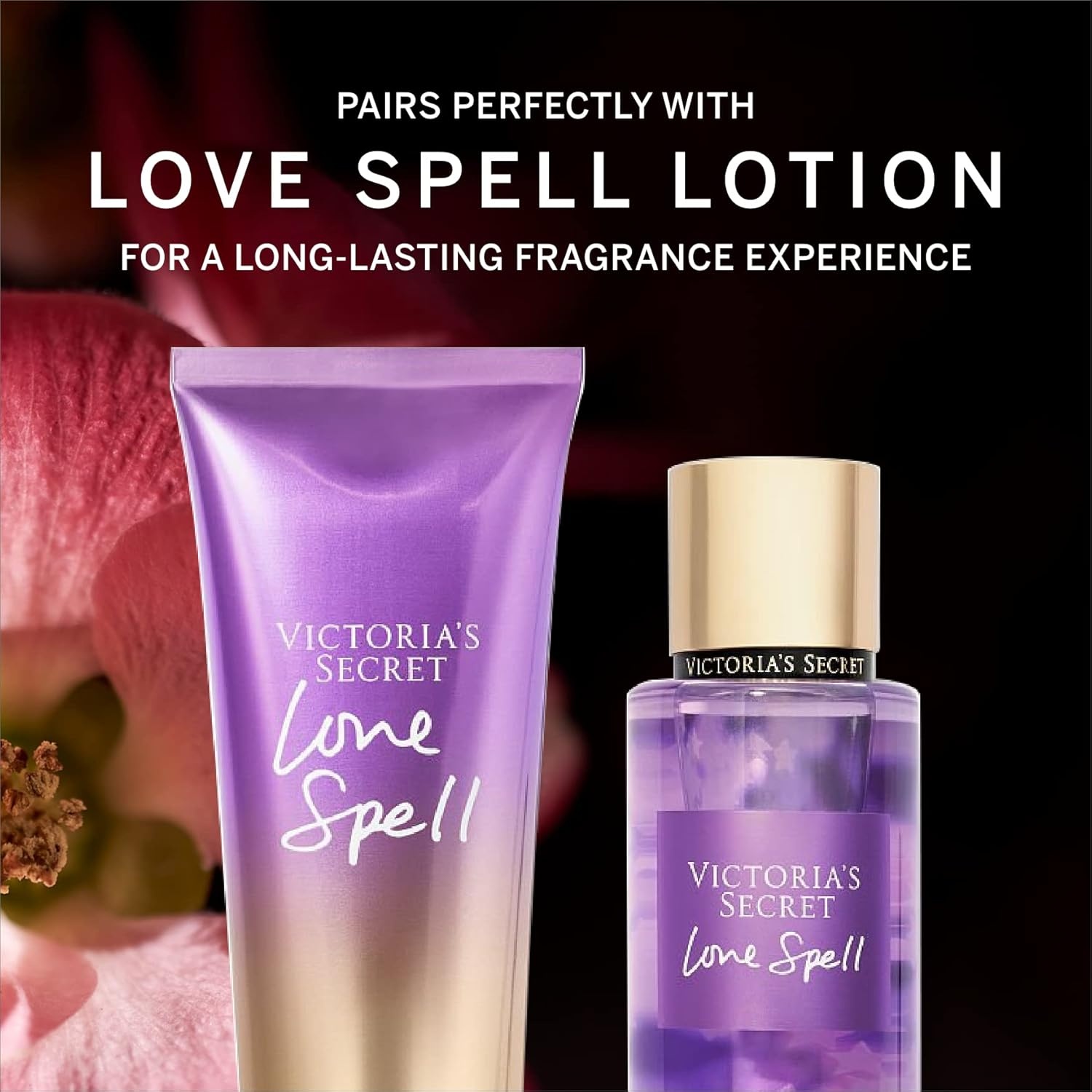 image:imageVictorias Secret Pure Seduction Mini Fragrance Duo Gift Set Notes of Juiced Plum and Crushed FreesiaLove Spell