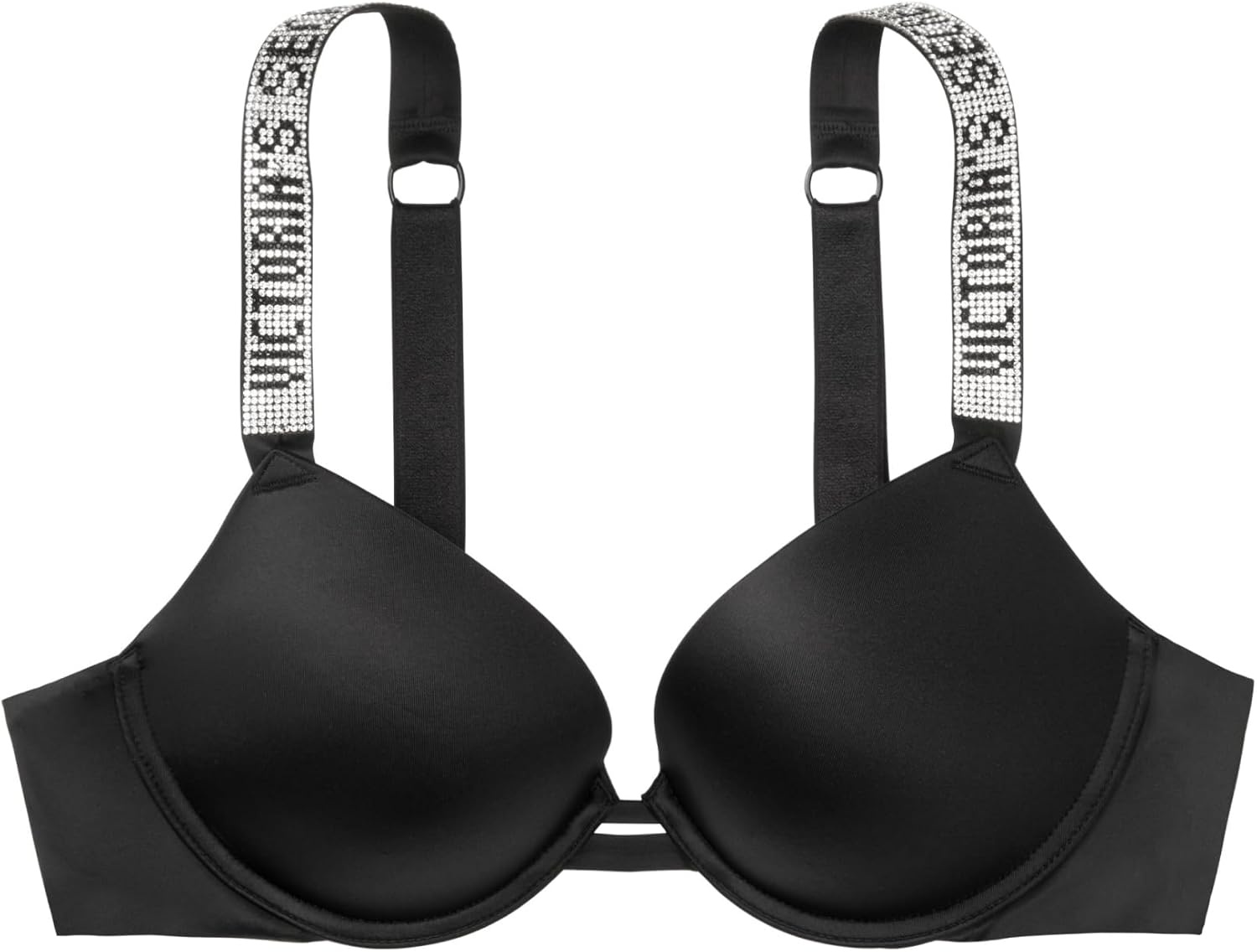 image:imageVictorias Secret Shine Strap Push Up Bra Bras for Women 32A38DDDBlack