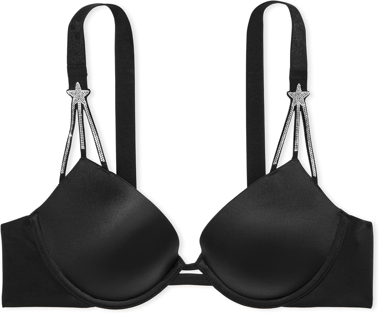 image:imageVictorias Secret Shine Strap Push Up Bra Bras for Women 32A38DDDBlack Star Strap
